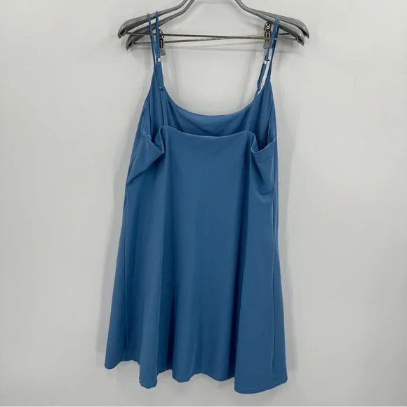 Abercrombie & Fitch Blue Mini Tennis Dress built in Shorts and Bodysuit - Picture 6 of 6